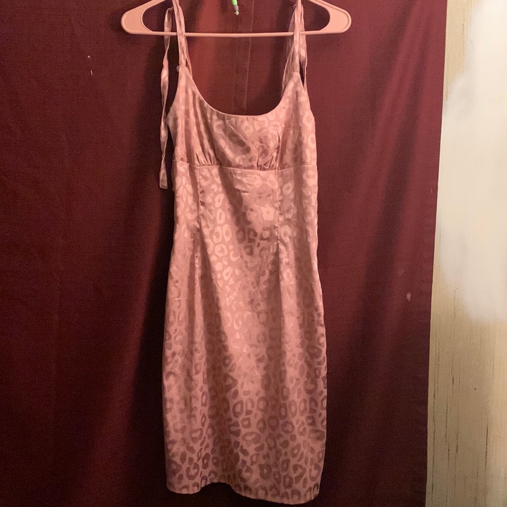 cheetah dressy dress